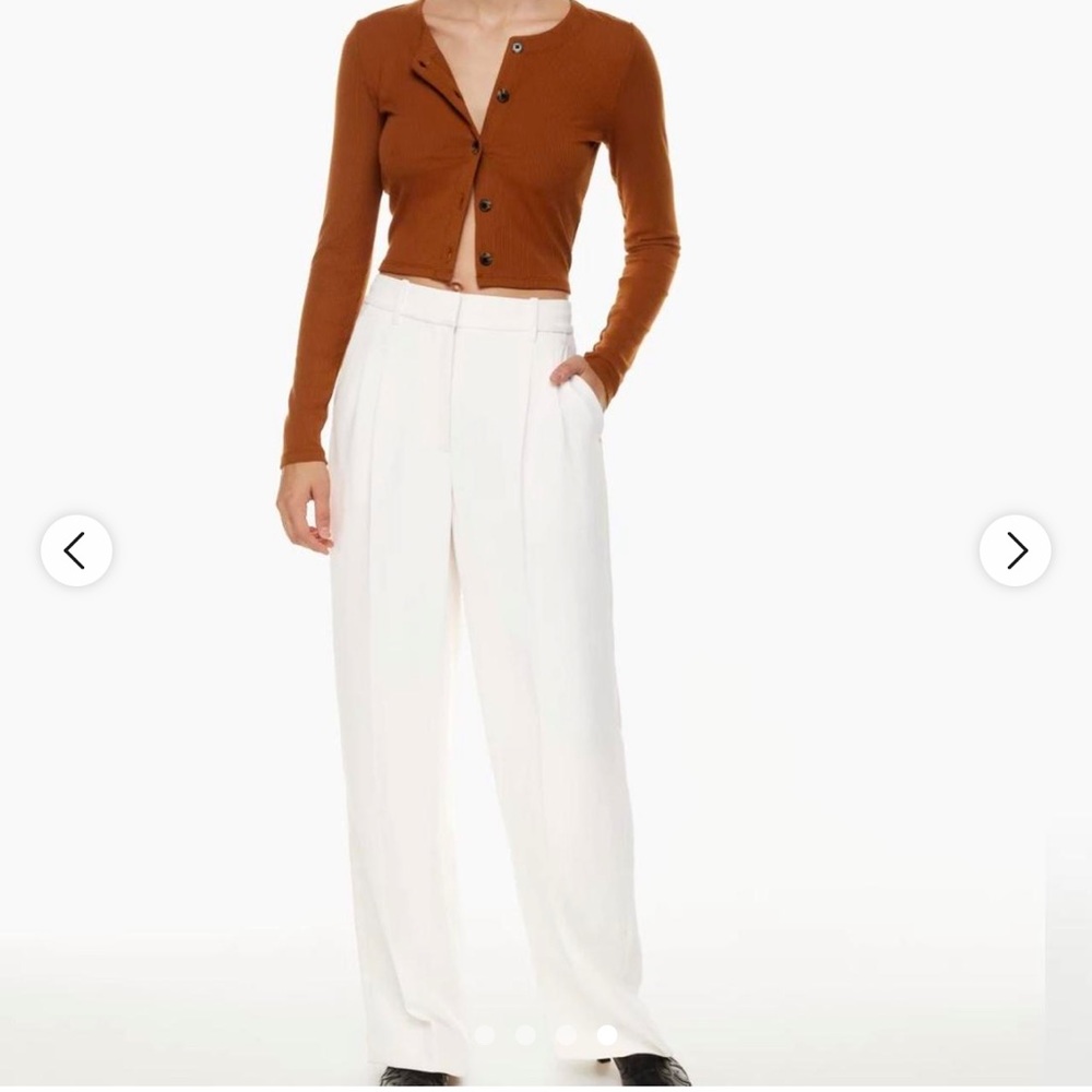 Aritzia Wilfred Pants - White